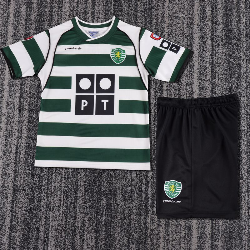 Retro Kids Sporting Lisbon 2001-2003 home Main image