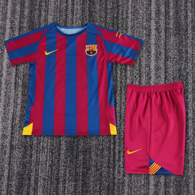 Retro Kids FC Barcelona 2005-2006 home UCL edition Main image