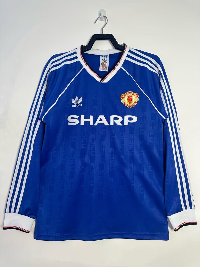 Retro Manchester United 1988-1990 second away Long Sleeve Main image