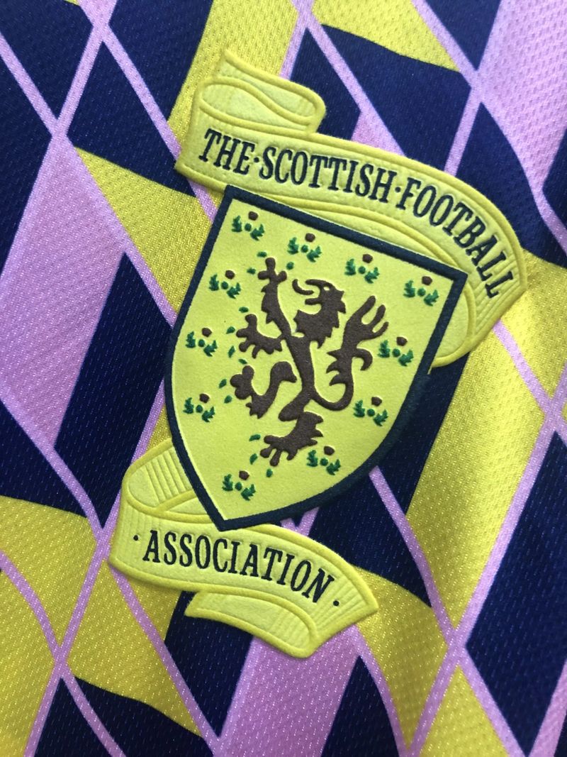 Retro Scotland national 1988-1989 second away