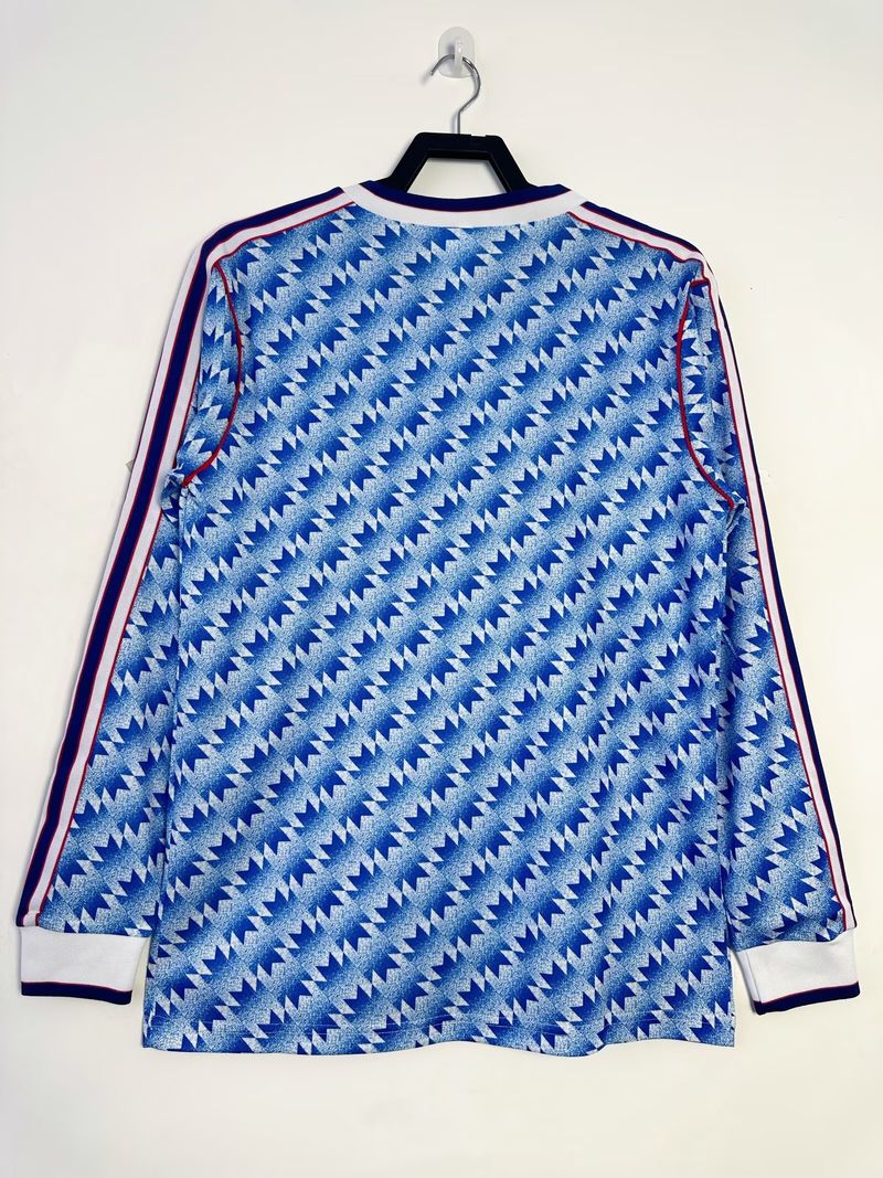 Retro Manchester United 1990-1992 Away Long Sleeve Secondary image