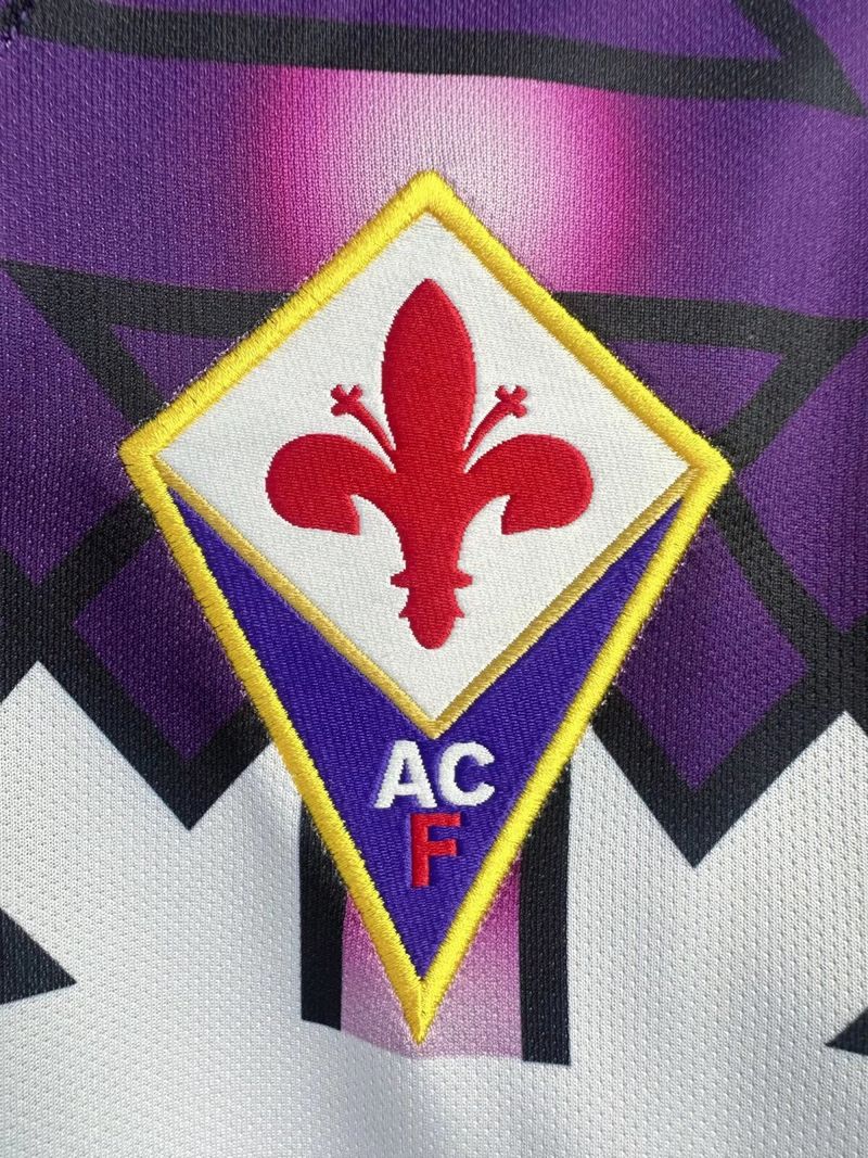 Retro ACF Fiorentina 1992-1993 away Long Sleeve