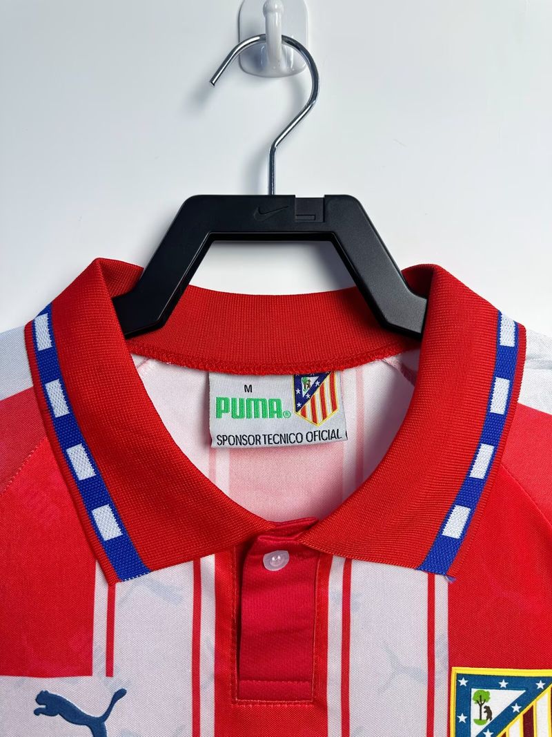 Retro Atletico Madrid 1994-1995 home Long Sleeve