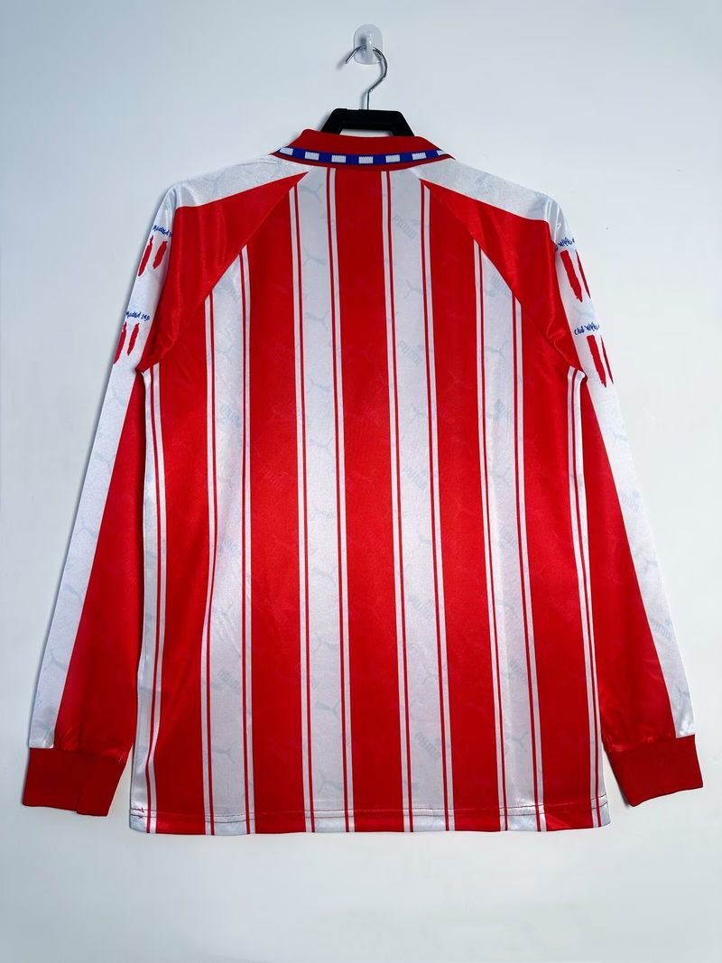 Retro Atlético Madrid 1994-1995 home Long Sleeve Secondary image