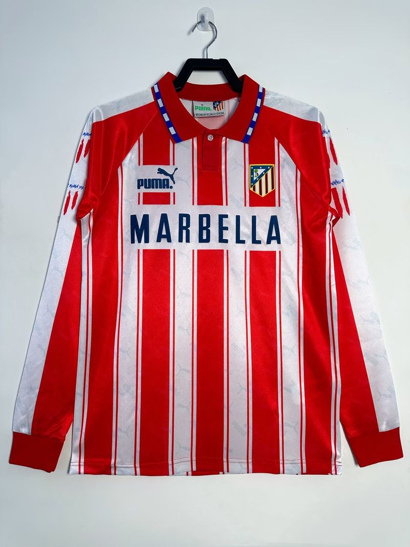 Retro Atlético Madrid 1994-1995 home Long Sleeve Main image