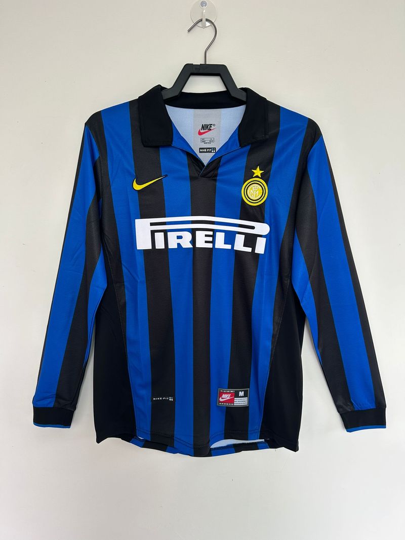 Retro Inter Milano 1998-1999 home Long Sleeve