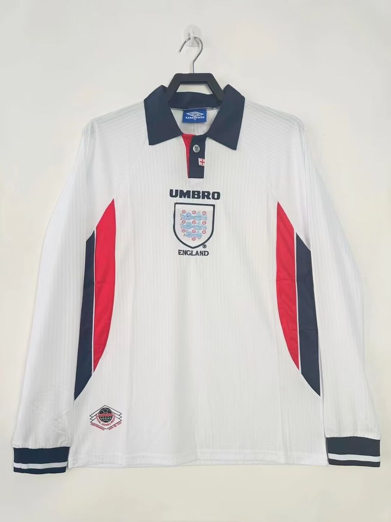 Retro England 1998 home Long Sleeve