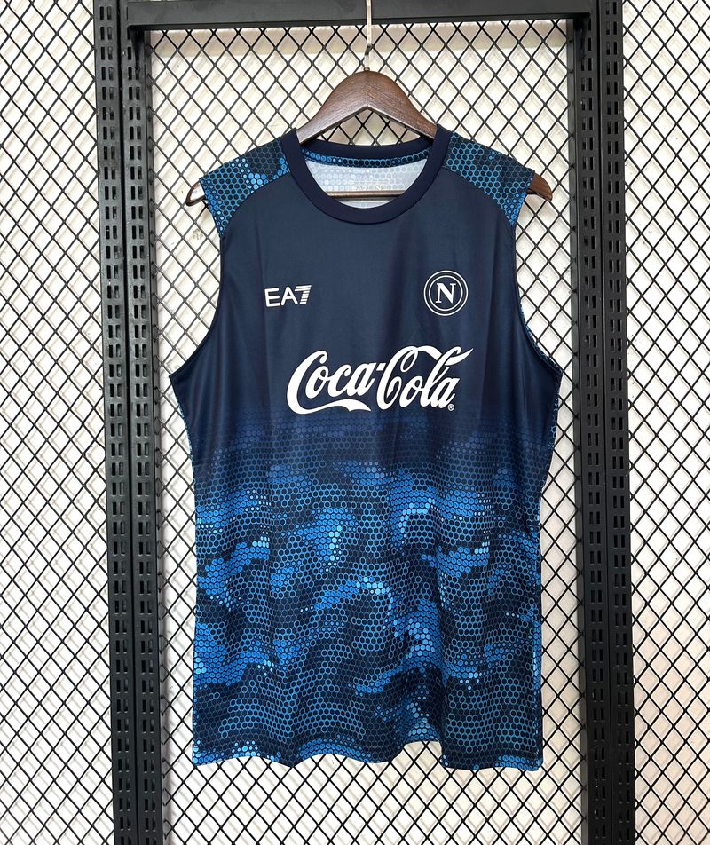 S.S.C. Napoli Coca Cola cyan vest - WCFootballSuit Main image