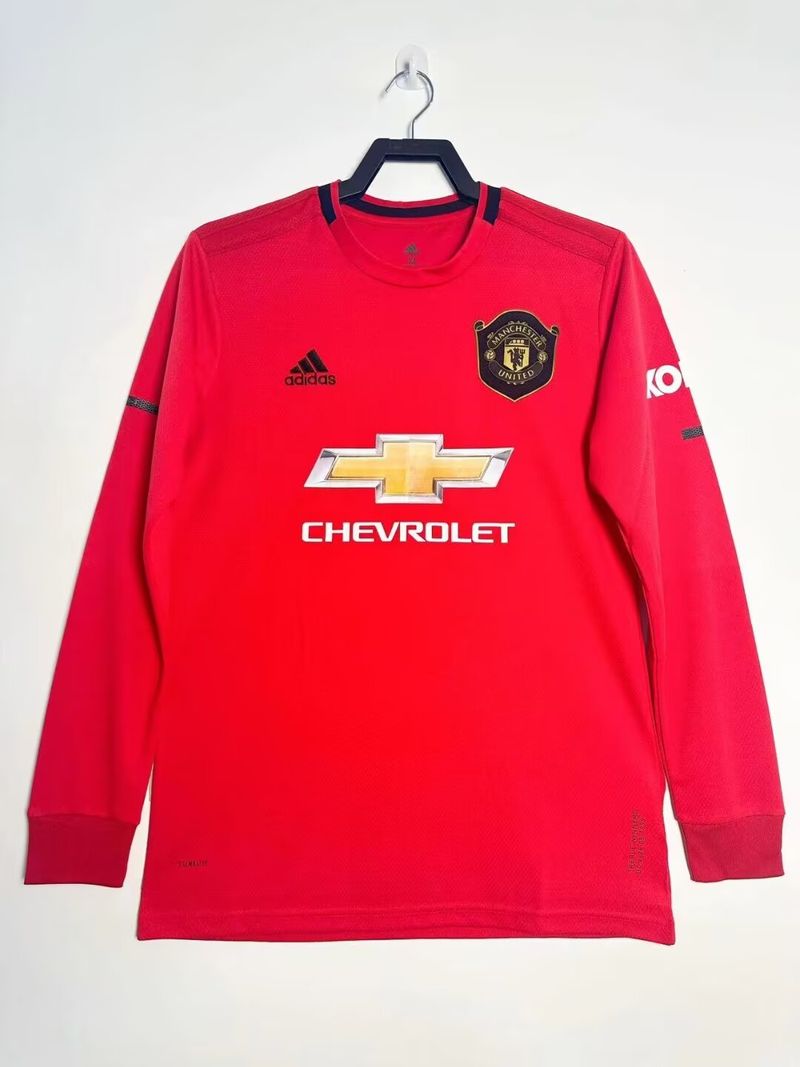 Retro Manchester United 2019-2020 Home Long Sleeve Main image