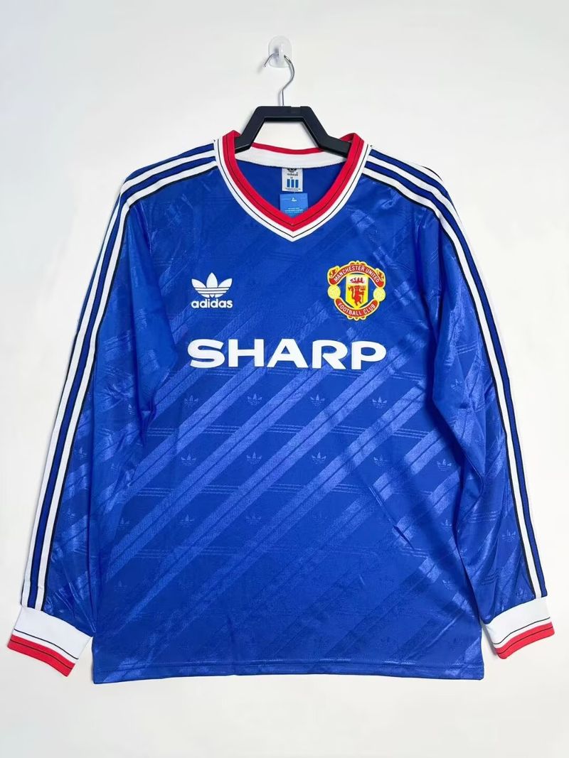 Retro Manchester United 1986-1988 Away Long Sleeve Main image