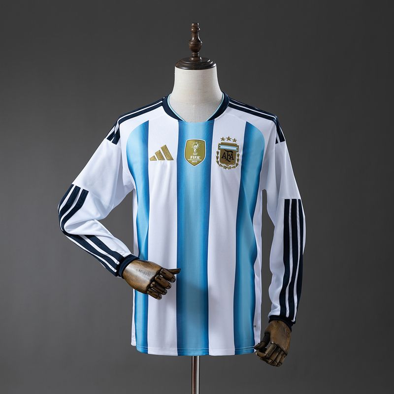 Argentina national 2026 home Fan Long Sleeve - WCFOOTBALLSUIT Image principale du produit