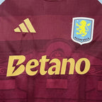 Aston Villa 2025 - 2026 home - WCFOOTBALLSUIT