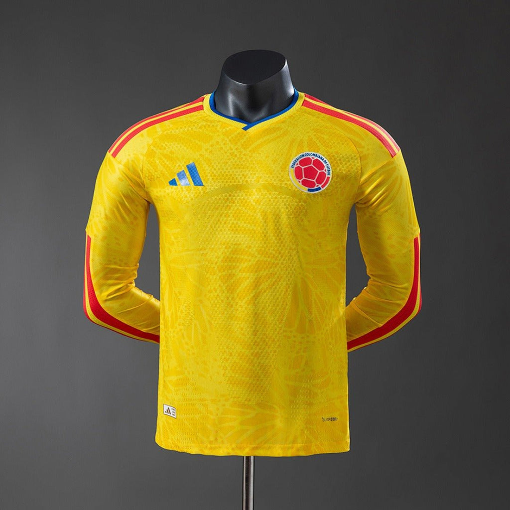 Columbia national 2026 home player Long Sleeve - WCFOOTBALLSUIT