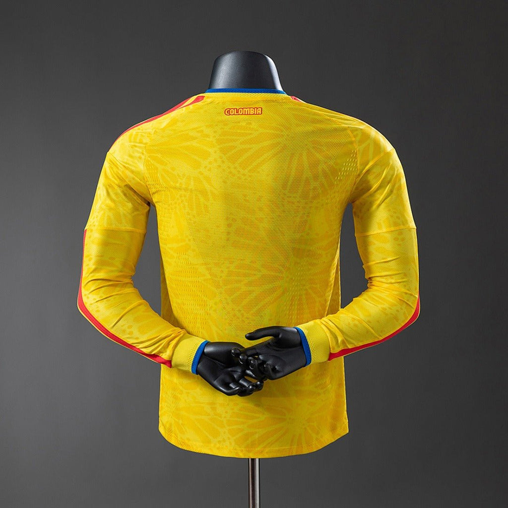 Columbia national 2026 home player Long Sleeve - WCFOOTBALLSUIT