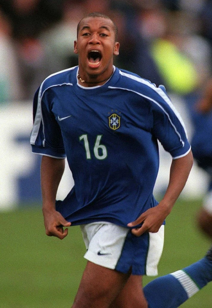 Retro Brazil national 1998 away