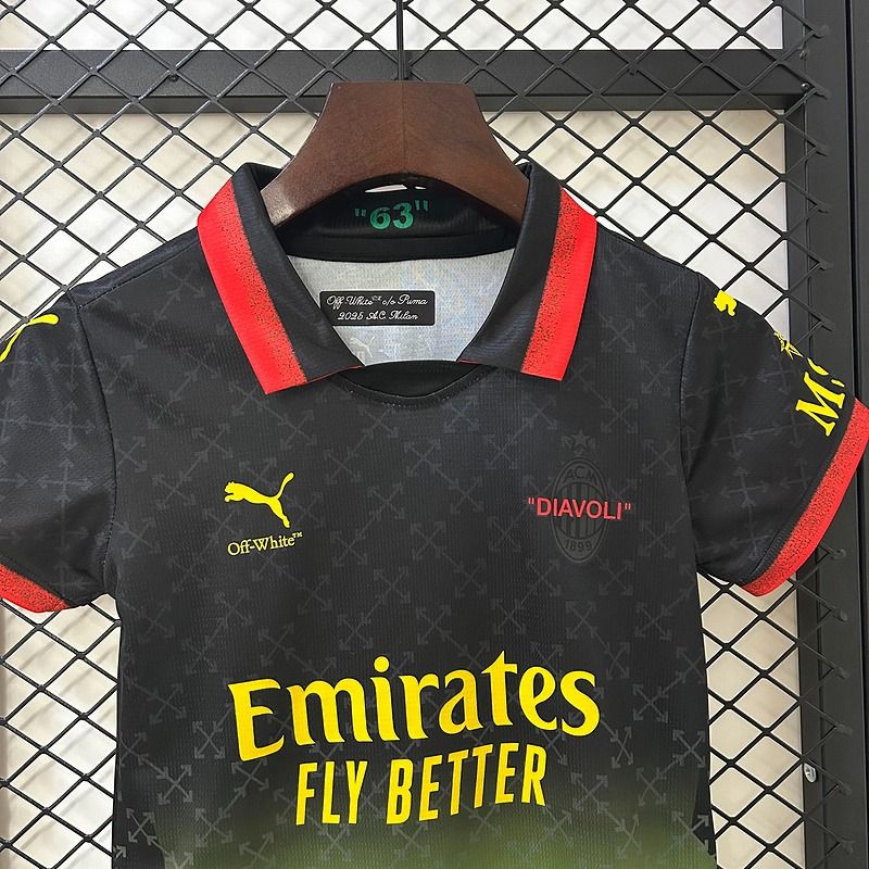 Kids AC Milan 2025-2026 Co-Branded Edition