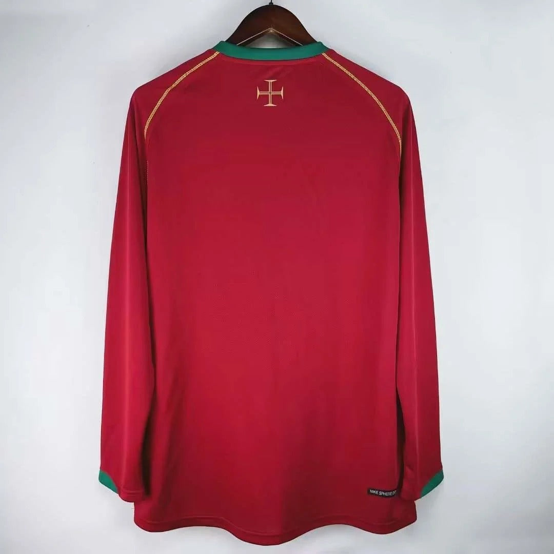 Retro Portugal 2006 home Long Sleeve Secondary image