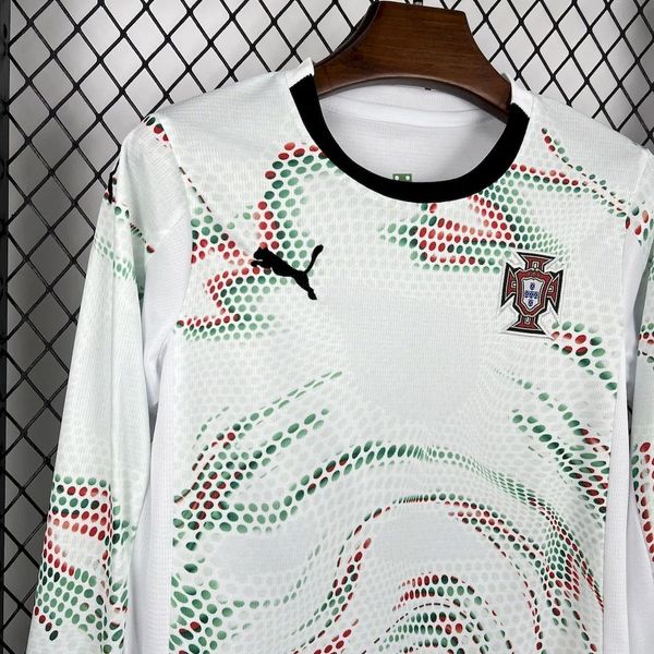 Kids Portugal national 2025-2026 away Long sleeve