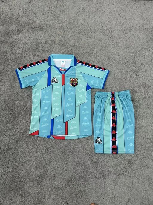 Retro Kids FC Barcelona 1996-1997 away Main image