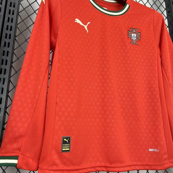 Kids Portugal national 2025-2026 home Long sleeve