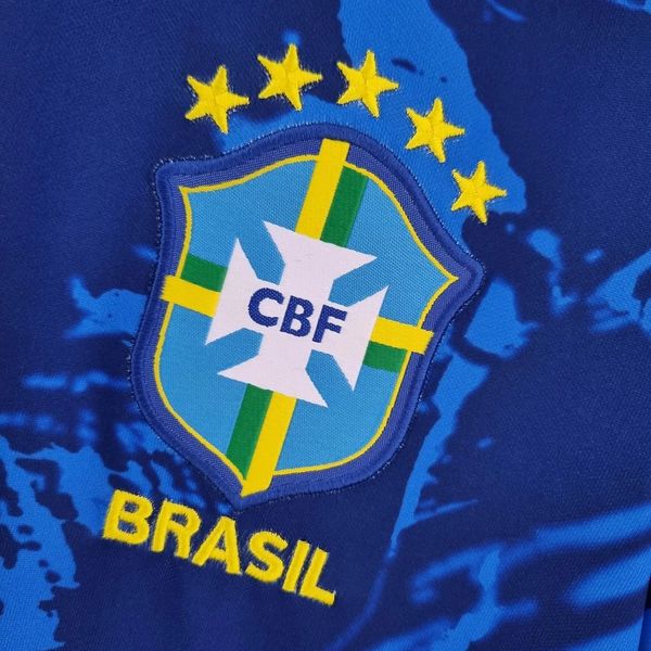 Brazil national 2022 Classic Blue Soccer Jersey
