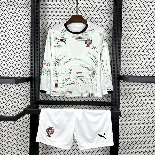 Kids Portugal 2025-2026 away Long sleeve