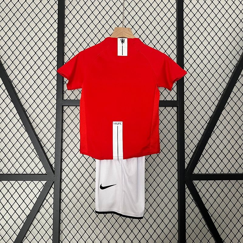 Retro Kids Manchester United 2007-2008 home Secondary image