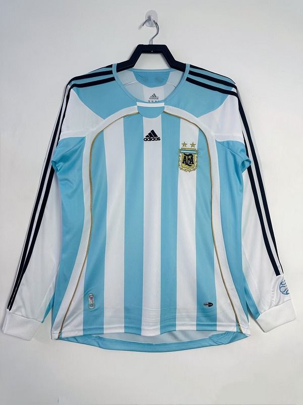 Retro Argentina 2006-2007 home Long Sleeve