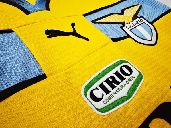 Retro SS Lazio 1998-1999 yellow jersey