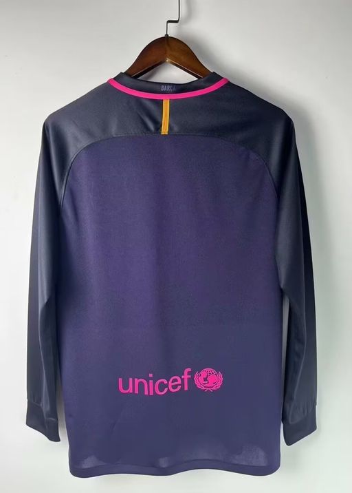 Retro FC Barcelona 2016-2017 Away Long Sleeve Secondary image