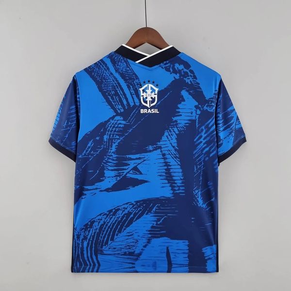 Brazil 2022 Classic Blue Soccer Jersey