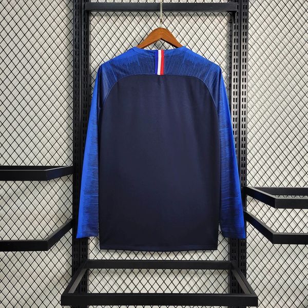 Retro France national 2018 home Long Sleeve