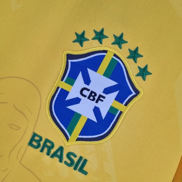 Brazil national 2022 Classic Yellow Soccer Jersey