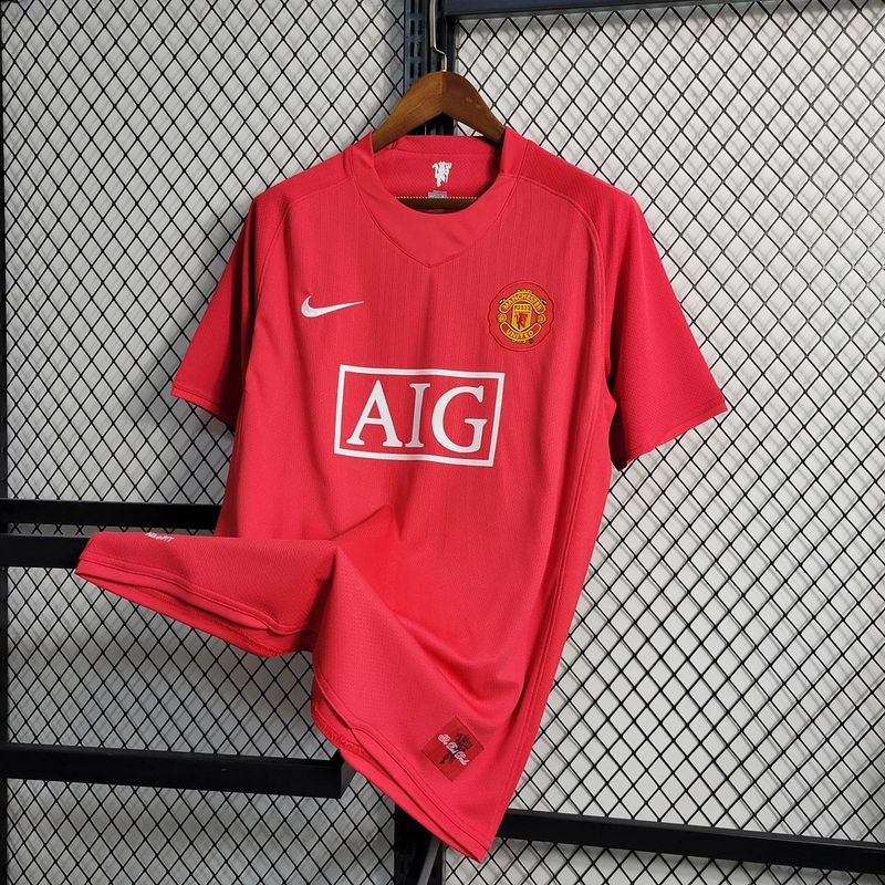 Retro Manchester United 2007-2008 home
