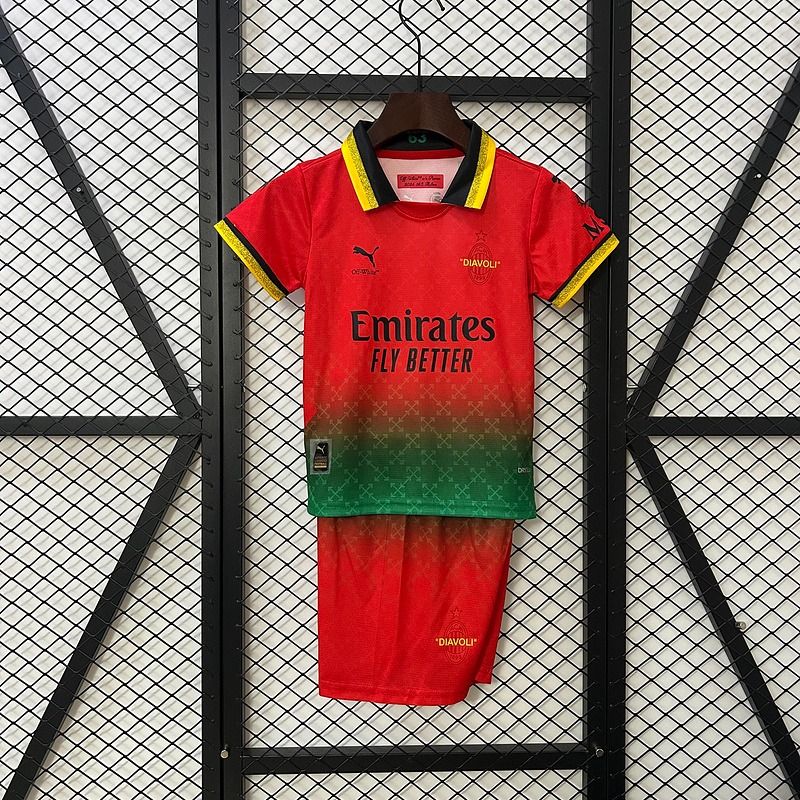 Kids AC Milan 2025-2026 Co-Branded Edition