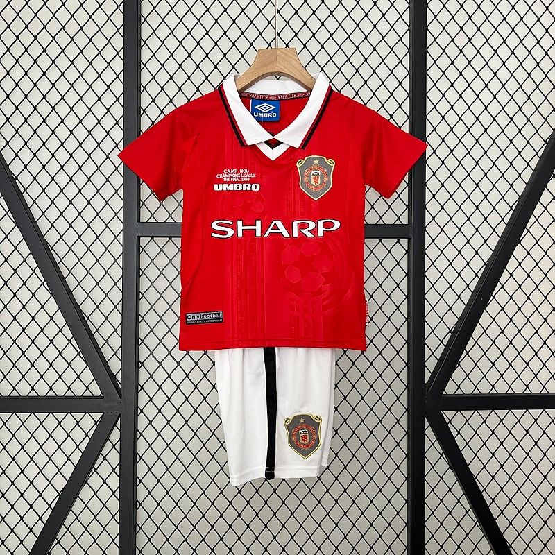 Retro Kids Manchester United 1999-2000 home Main image
