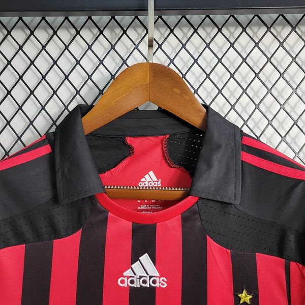 Retro AC Milan 2007-2008 home Long Sleeve