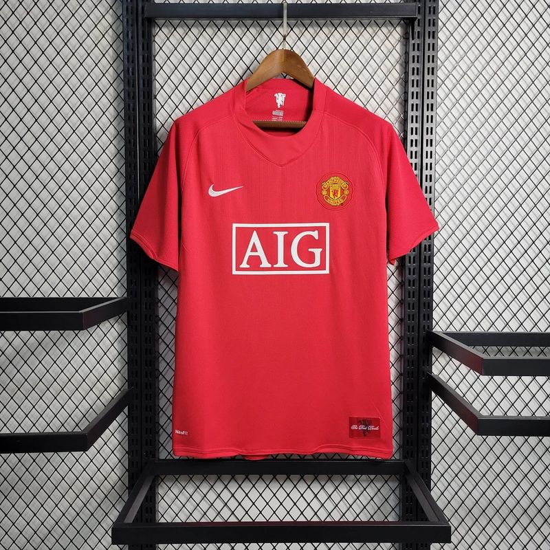 Retro Manchester United 2007-2008 home Main image