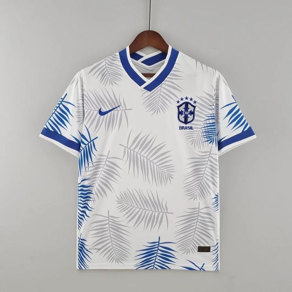 Brazil 2022 Classic White Soccer Jersey Image principale du produit