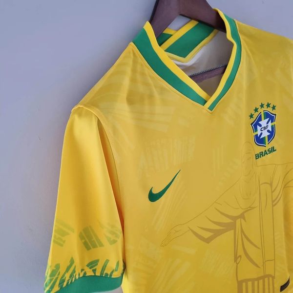 Brazil national 2022 Classic Yellow Soccer Jersey