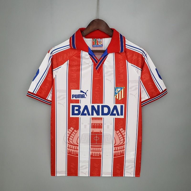 Retro Atletico Madrid 1996-1997 home Main image
