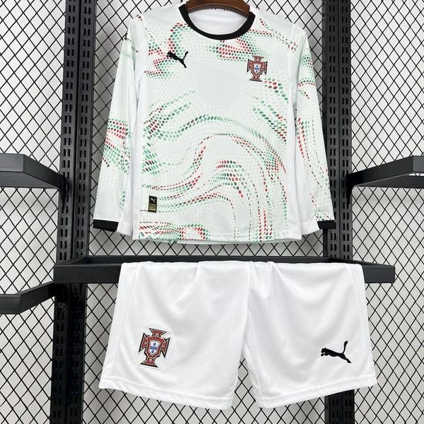 Kids Portugal 2025-2026 away Long sleeve
