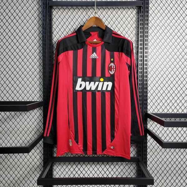 Retro AC Milan 2007-2008 Home Long Sleeve Main image