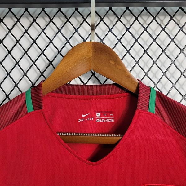 Retro Portugal national 2016 home Long Sleeve