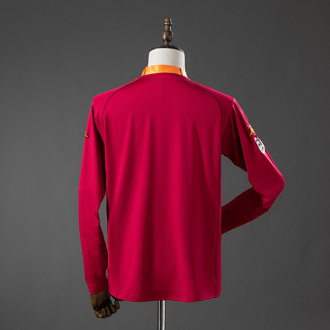 Retro AS Roma 2000-2001 Home Long Sleeve Secondary image