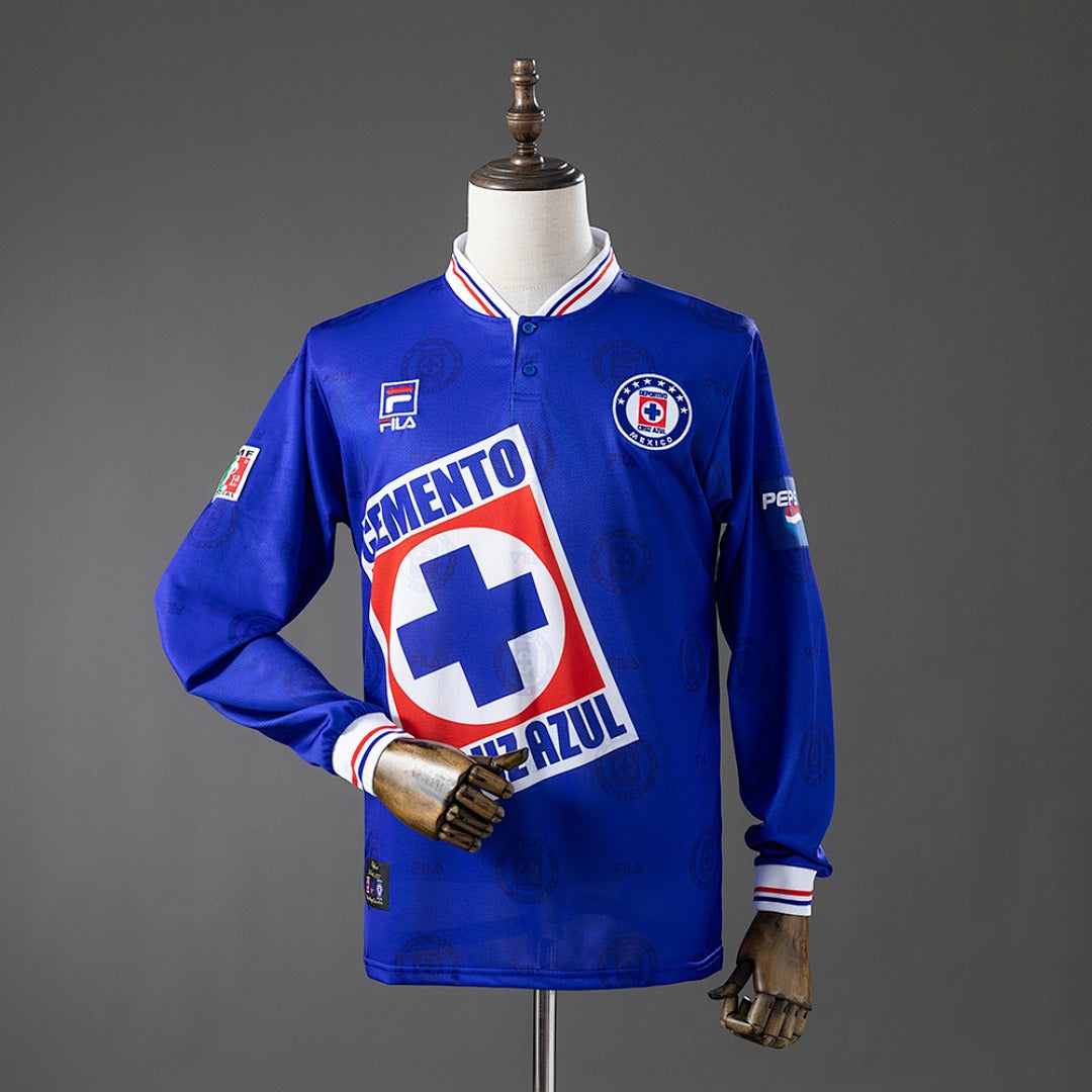 Retro Cruz Azul 1998 Home Long-Sleeve Main image