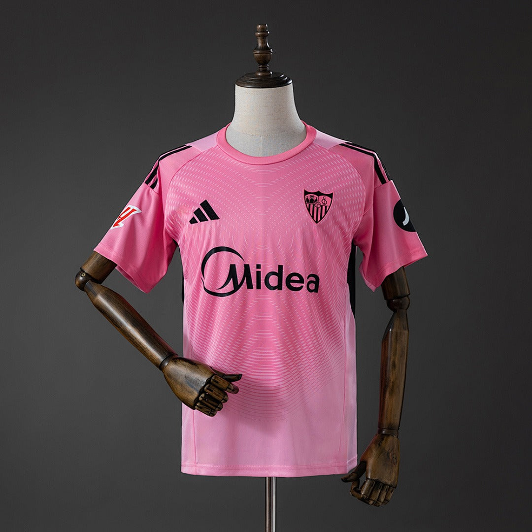 Sevilla 2025-2026 Goalkeeper Pink Jersey Image principale du produit