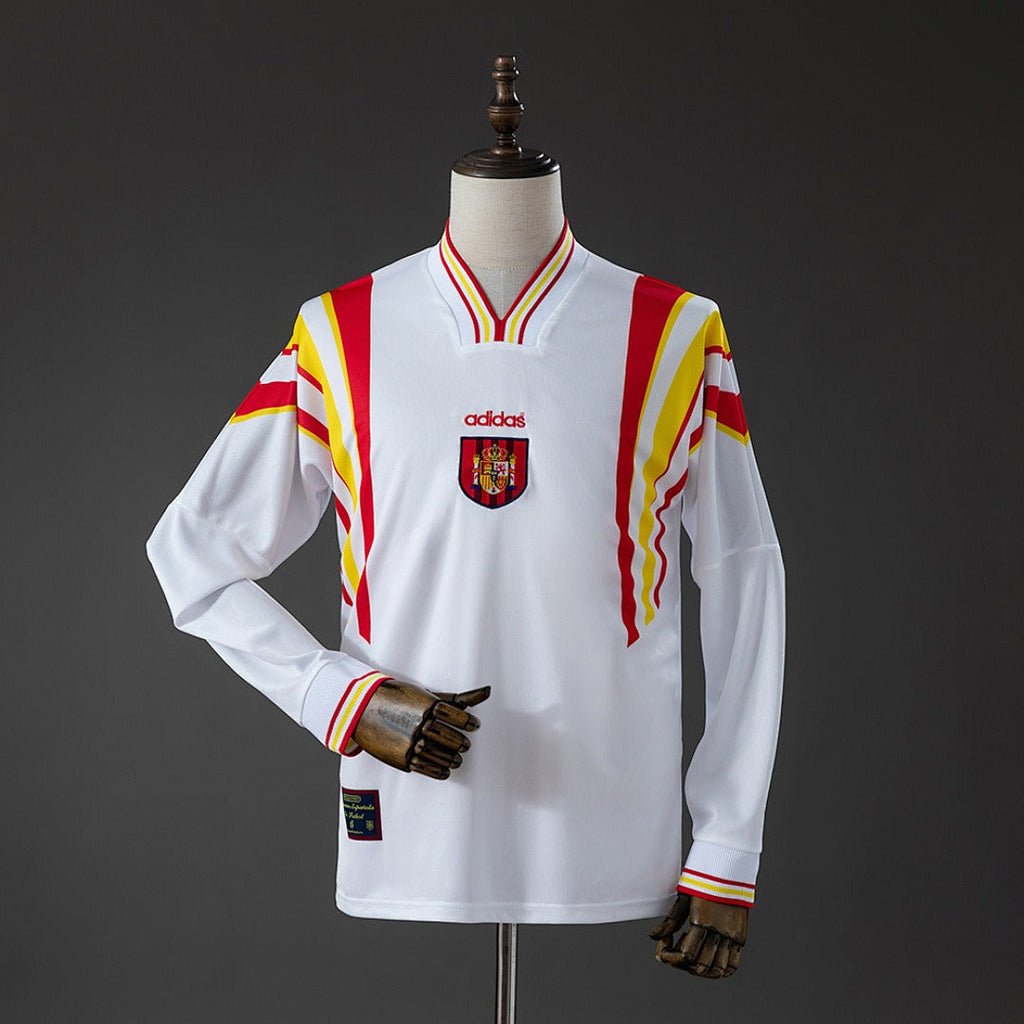 Retro Spain 1996 away Long Sleeves