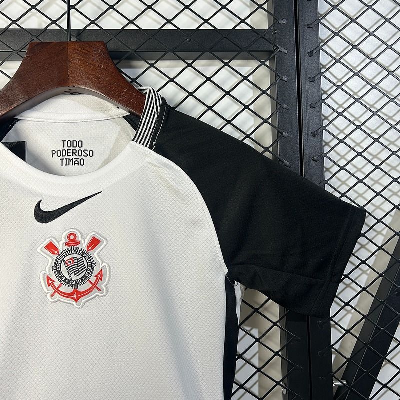 Kids Corinthians Paulista 2025 - 2026 home - WCFOOTBALLSUIT