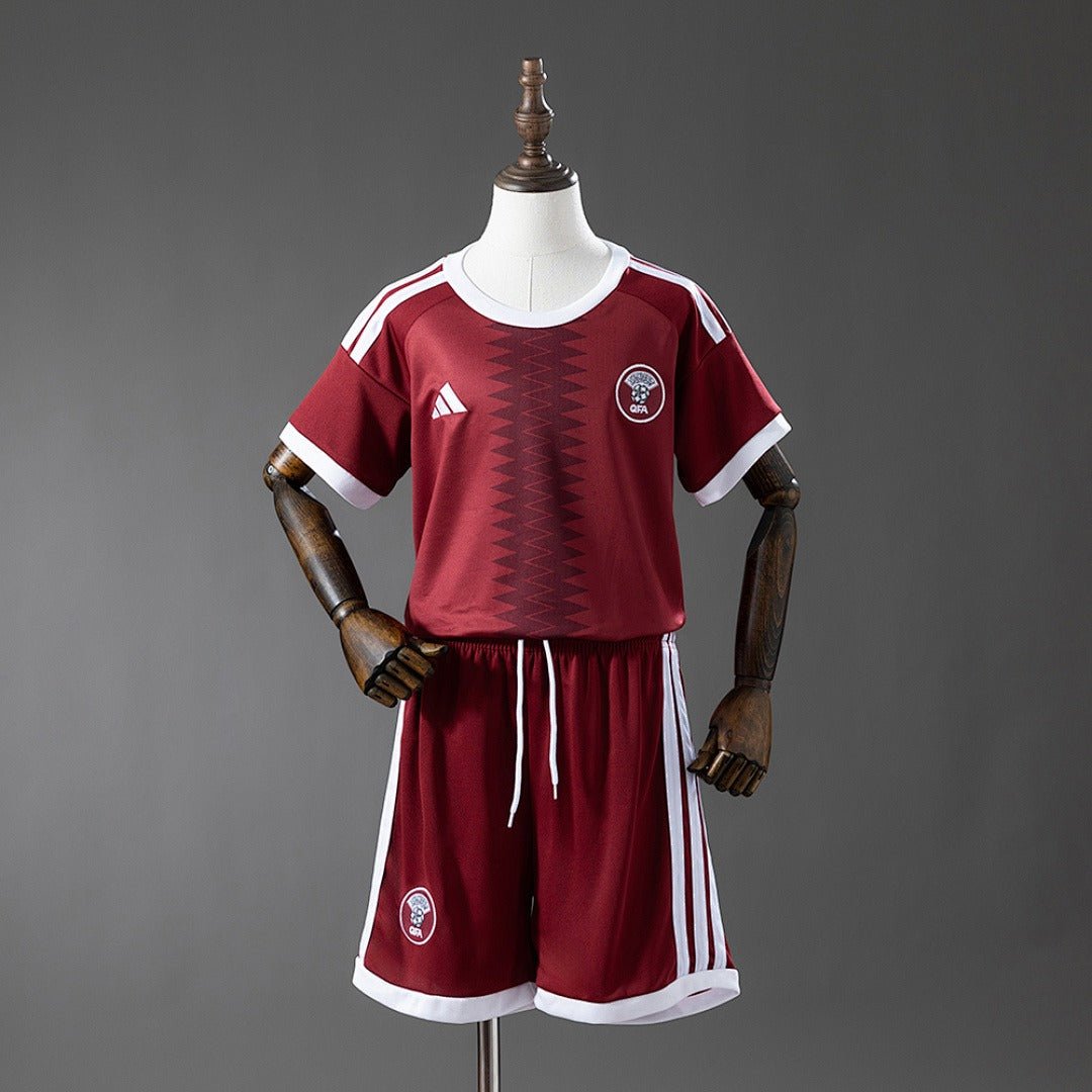 Kids Qatar 2026 Home - WCFOOTBALLSUIT Main image